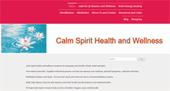 Desktop Screenshot of calmspirit.net