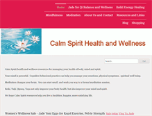 Tablet Screenshot of calmspirit.net